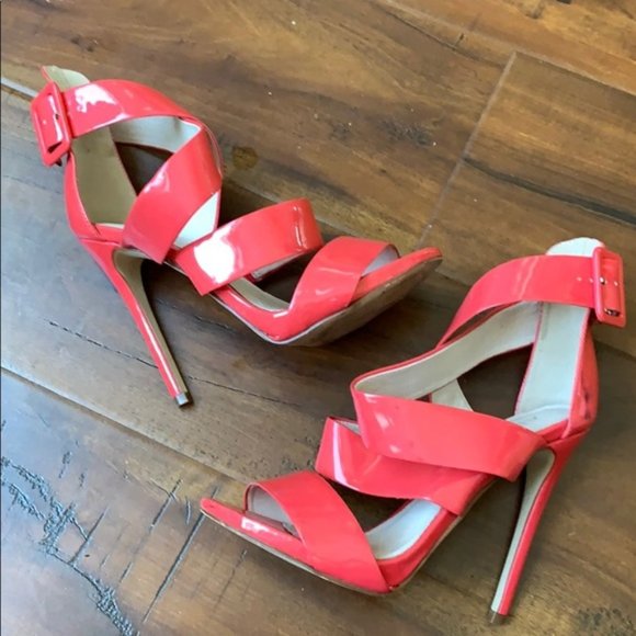 Aldo Shoes - Aldo Stiletto Patent High Heel Sandals Shoes